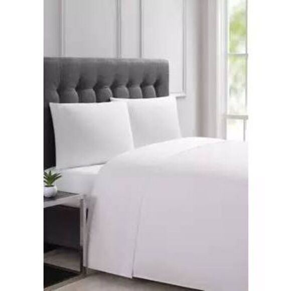 🩵NWT Charisma White Microfiber Full 4 Piece Sheet Set - Picture 9 of 9